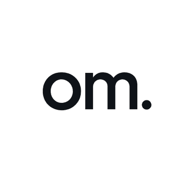 om logo